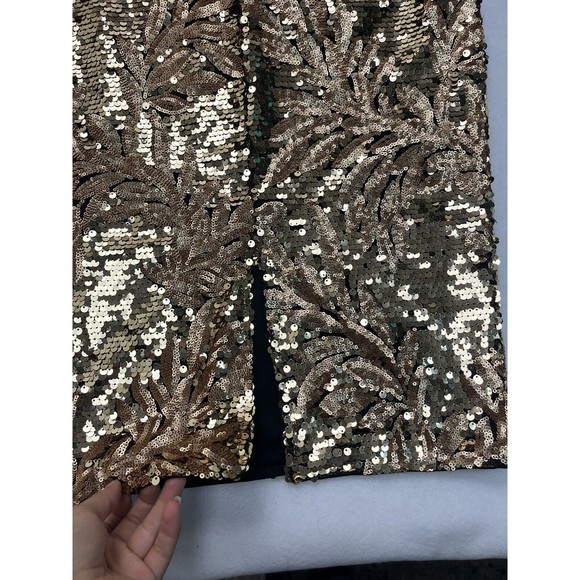 Club L Sequin Dress Gold Size Small S - Picture 9 of 10